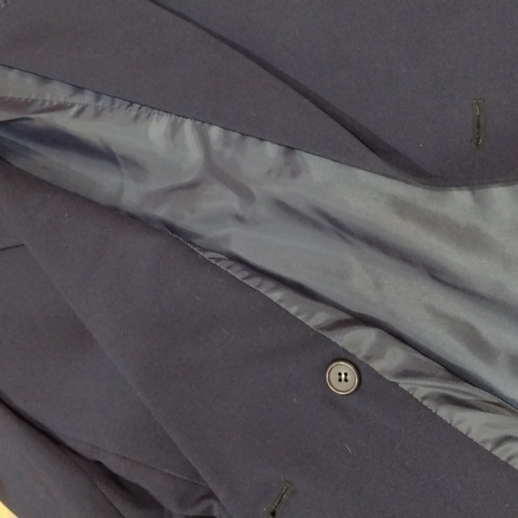 Vintage Pierre Cardin Paris navy wool double breasted blazer - Picture 10 of 12